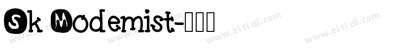 Sk Modemist字体转换